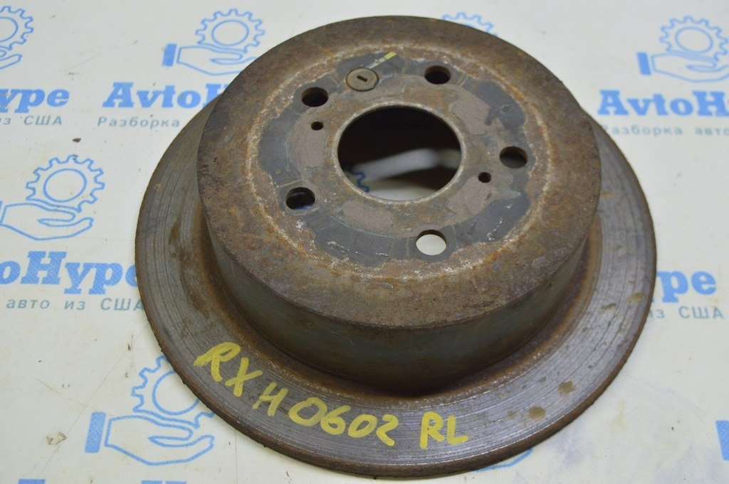 Диск тормозной задний левый Lexus RX300 RX330 RX350 RX400h 04-09 (02)