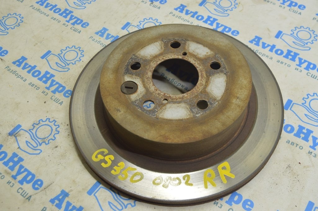 Диск тормозной задний правый Lexus GS300 GS350 GS430 GS450h 06-11 (02)