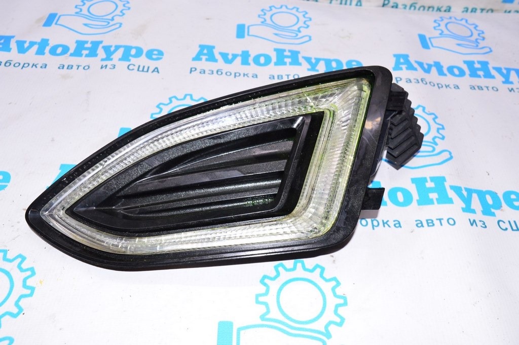 Дневные ходовые огни ДХО лев  Ford Edge 16- LED (04) деф.трещины,топляк