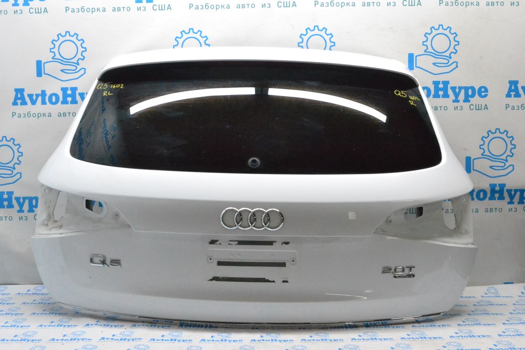 Дверь багажника голая без стекла Audi Q5 8R 09-17 белая в цвет (02) продана