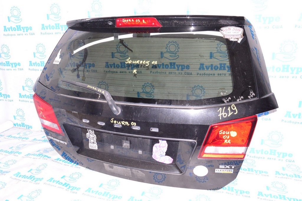 Дверь багажника голая Dodge Journey 11- черный цвет PXR (03) — фото 3