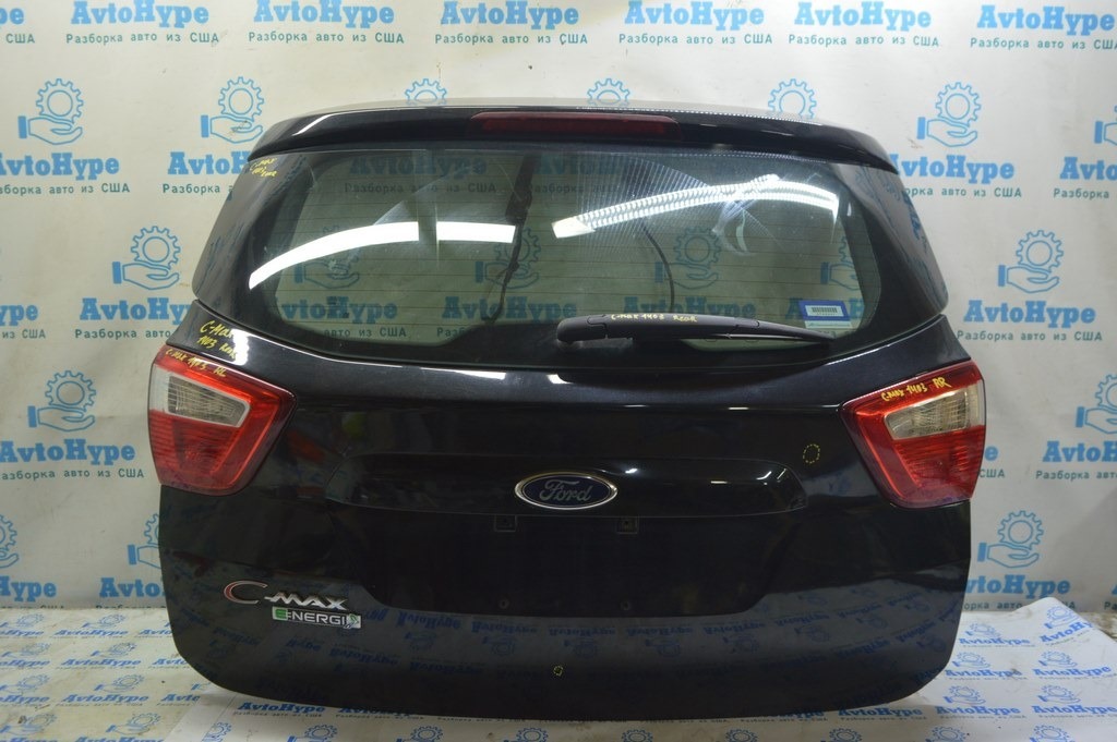 Дверь багажника голая Ford C-max MK2 13- 2 тычки (03) черная