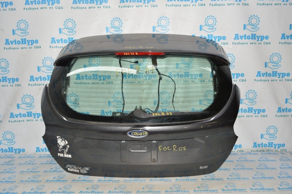 Дверь багажника голая Ford Focus mk3 15-18 рест со стеклом (07) цвет J7