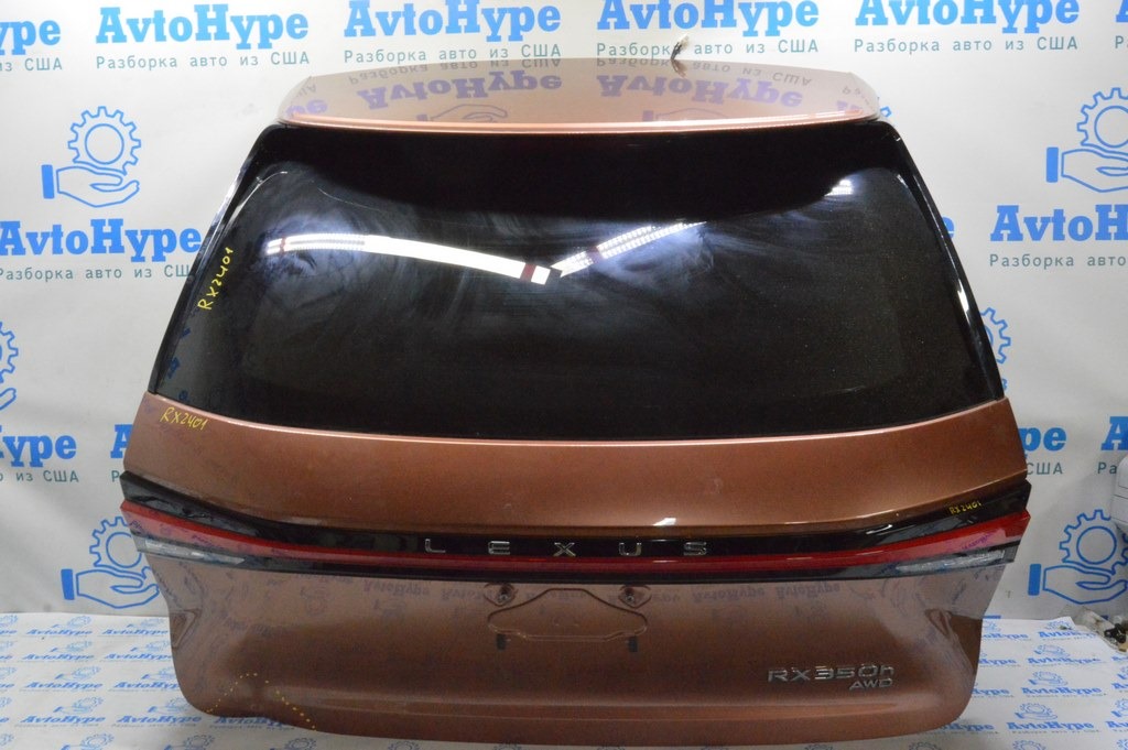 Дверь багажника голая Lexus RX 350/350h/500h 23- (01) медный 4Y5, примята
