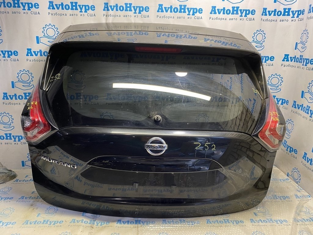 Дверь багажника голая Nissan Murano z52 15- (01) черная