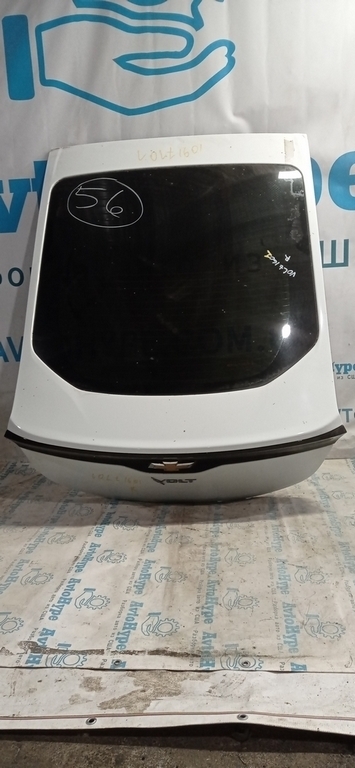 Дверь багажника голая со стеклом Chevrolet Volt 16- белая (01) — фото 3