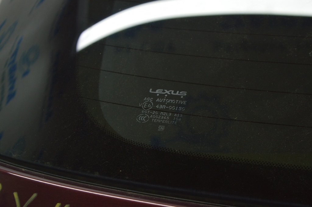 Дверь багажника голая со стеклом Lexus RX350 RX450h 10-15 бордовый цвет код 3S0 (02) — фото 3