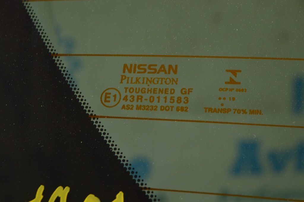 Дверь багажника голая со стеклом Nissan Leaf 18- (01) белый цвет — фото 3