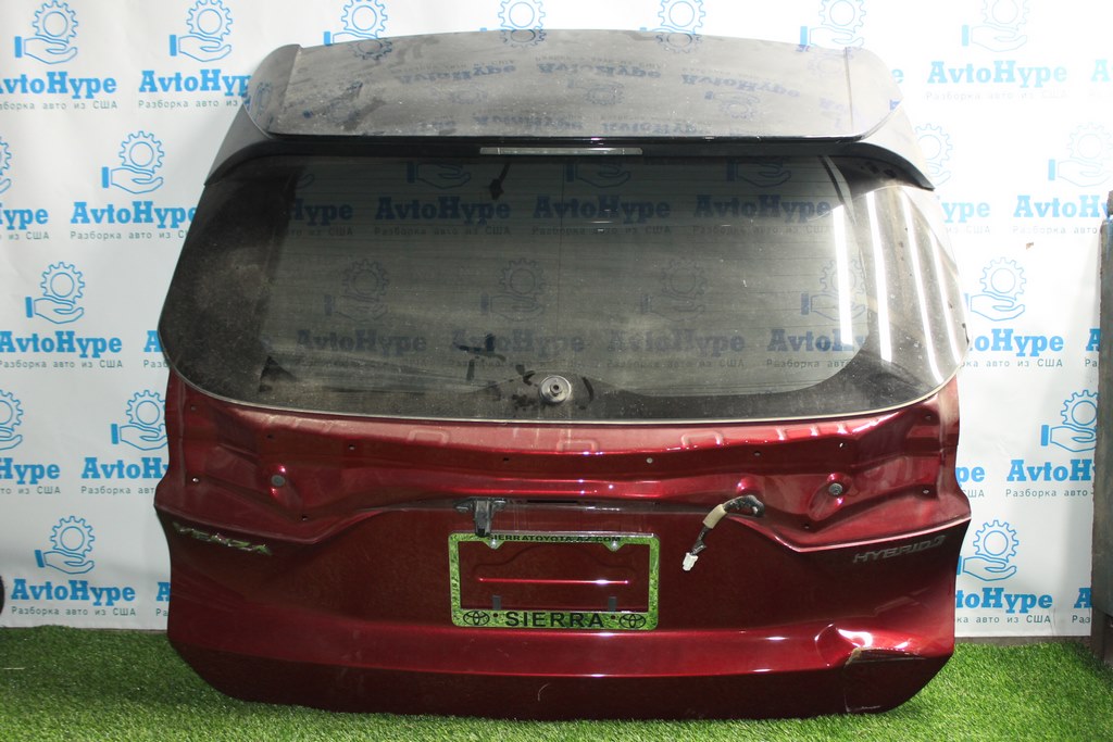 Двері багажника голі зі склом Toyota Venza 21-24 (01) вм'ятина справа