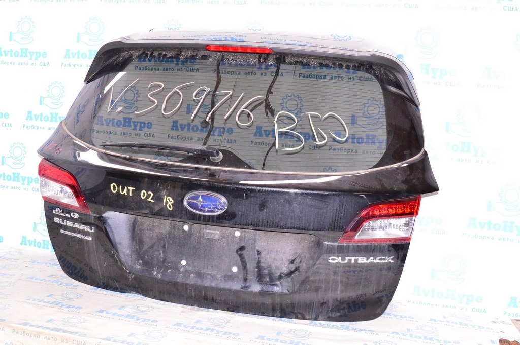 Дверь багажника в сборе с оптикой Subaru Outback 15-19 электро с камерой