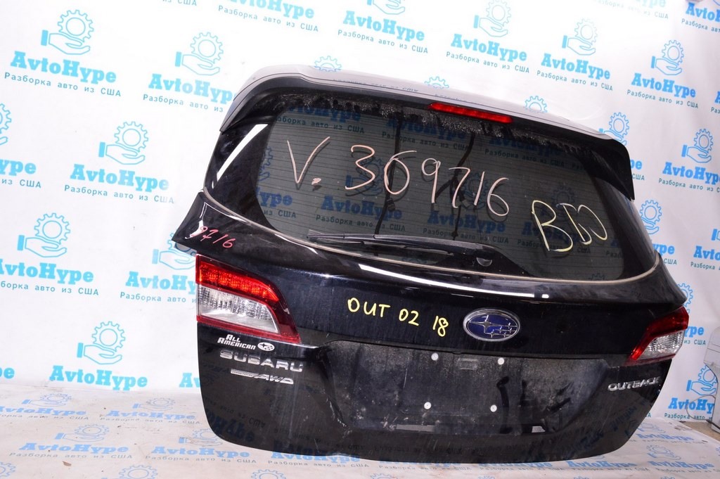Дверь багажника в сборе с оптикой Subaru Outback 15-19 электро с камерой — фото 2