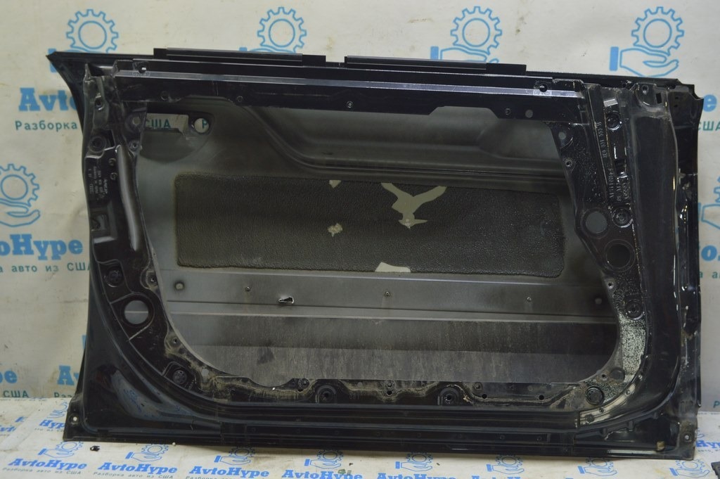 Дверь голая перед лев Audi A8 D3 03-09 (01) синяя, порвана — фото 4
