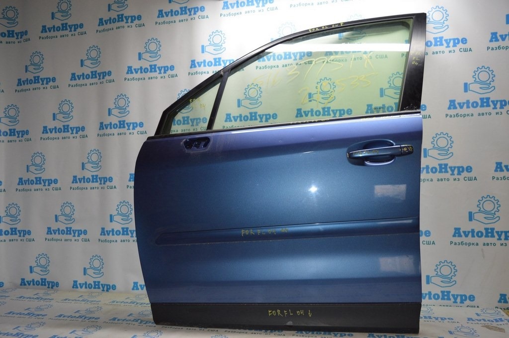 Дверь голая перед лев Subaru Forester 14-18 SJ (04) синий цвет