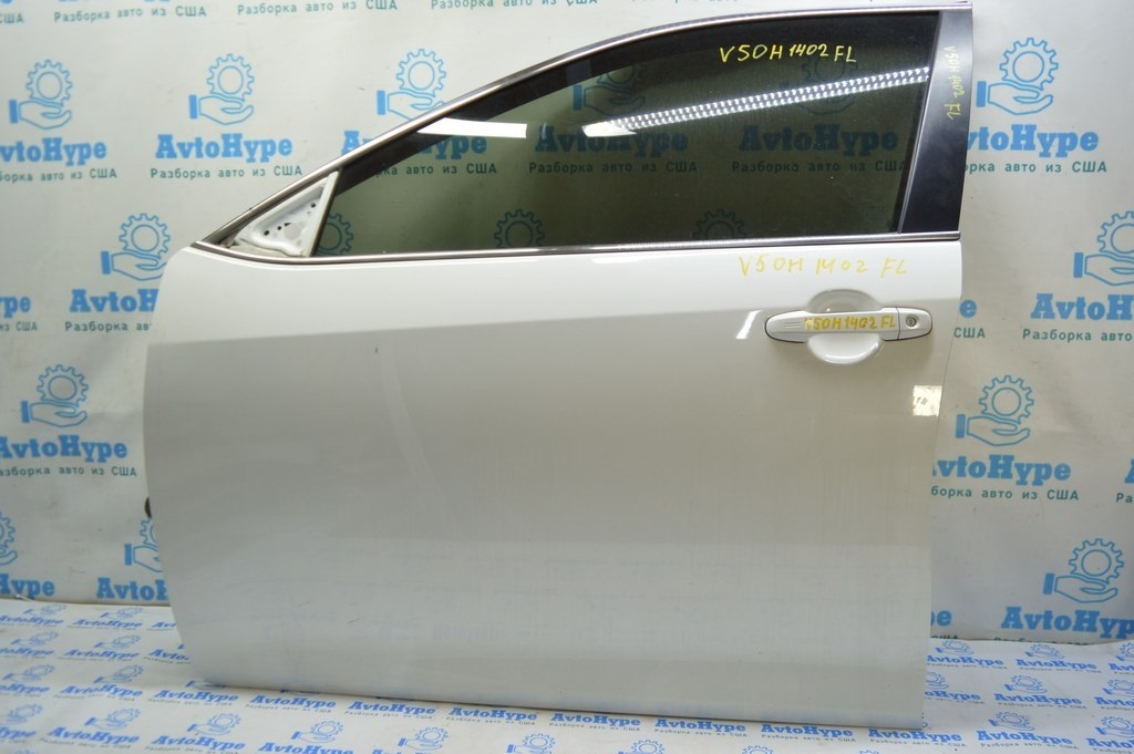 Дверь голая перед лев Toyota Camry v50 12-14 usa\euro белая (02)