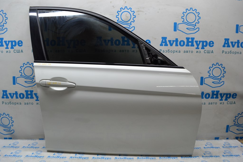 Дверь голая передняя правая BMW 3 F30 12-19 (03) белый цвет А300