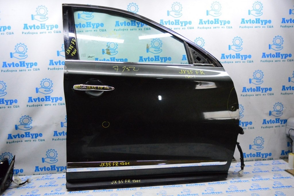 Дверь голая перед прав Infiniti JX5 QX60 13- (01) зеленый цвет EAJ 2 тычки