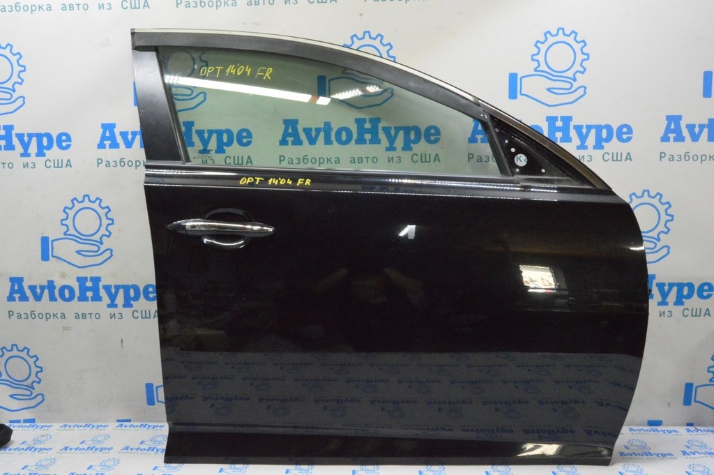 Дверь голая перед прав Kia Optima 11-15 (04) черная