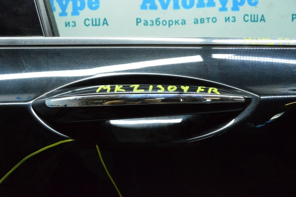 Дверь голая перед прав Lincoln MKZ 13- черная цвет UH (04) прижата — фото 3