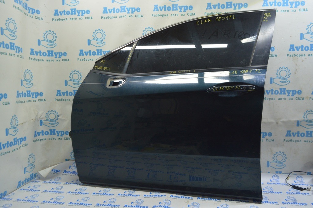 Дверь голая передняя левая Honda Clarity 18-21 usa,алюминий зеленый BG66P  (01)