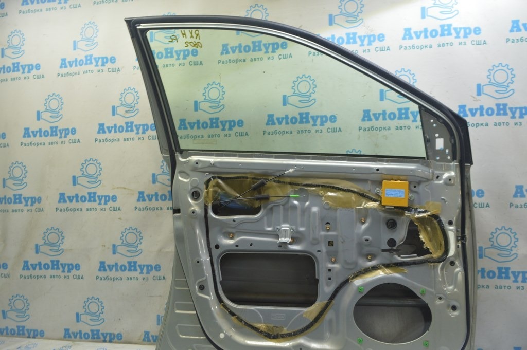 Дверь голая передняя левая Lexus RX300 RX330 RX350 RX400h 04-09 (02) серебро — фото 2