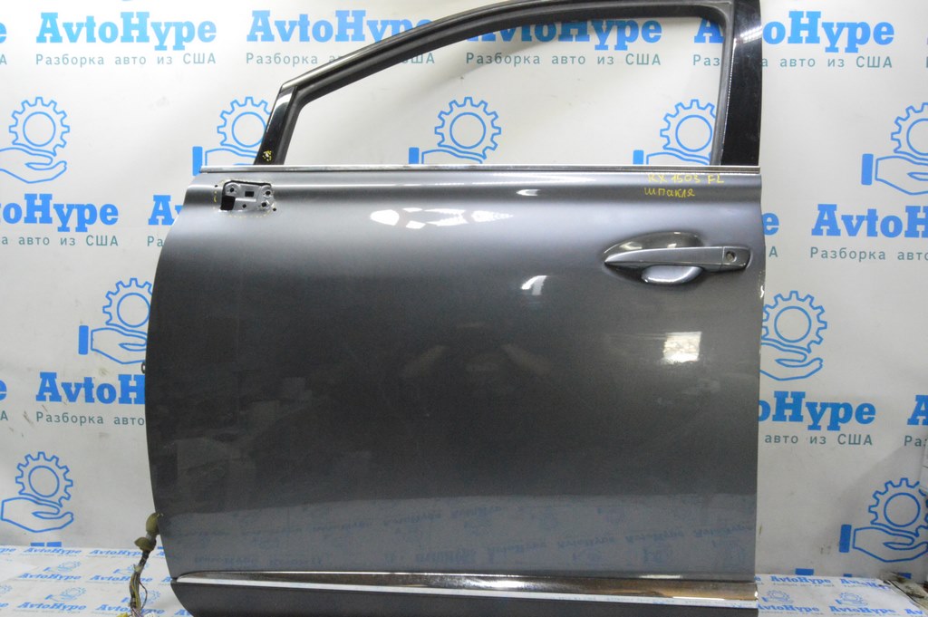 Дверь голая передняя левая Lexus RX350 RX450h 10-15 (03) графит, шпакля, замята