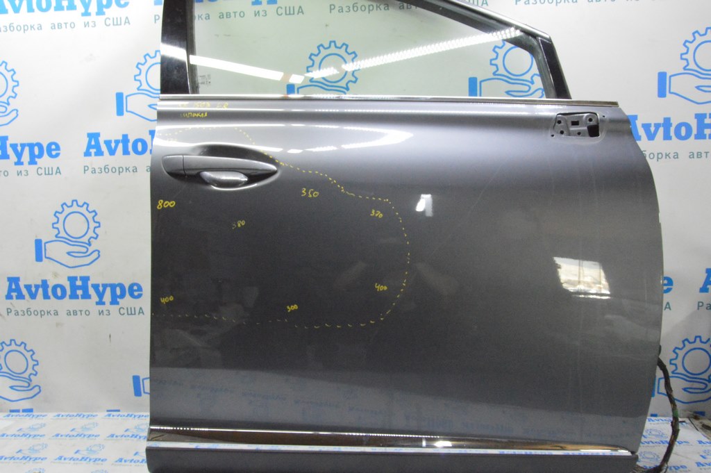 Дверь голая передняя правая Lexus RX350 RX450h 10-15 (03) графит, шпакля