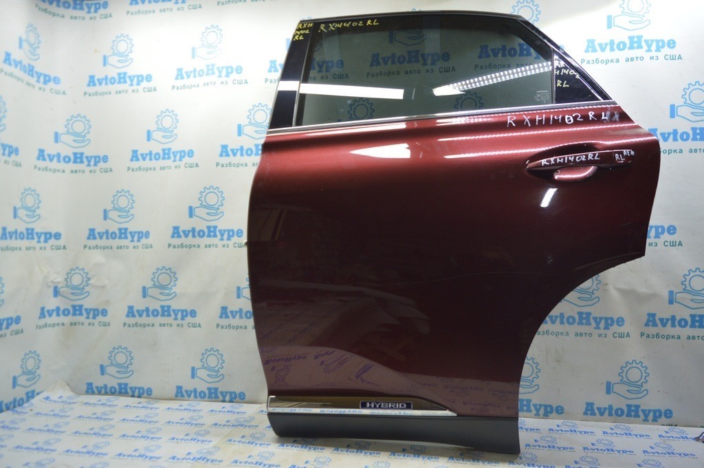 Дверь голая зад лев Lexus RX350 RX450h 10-15 бордовый цвет код 3S0 (02) царапинка
