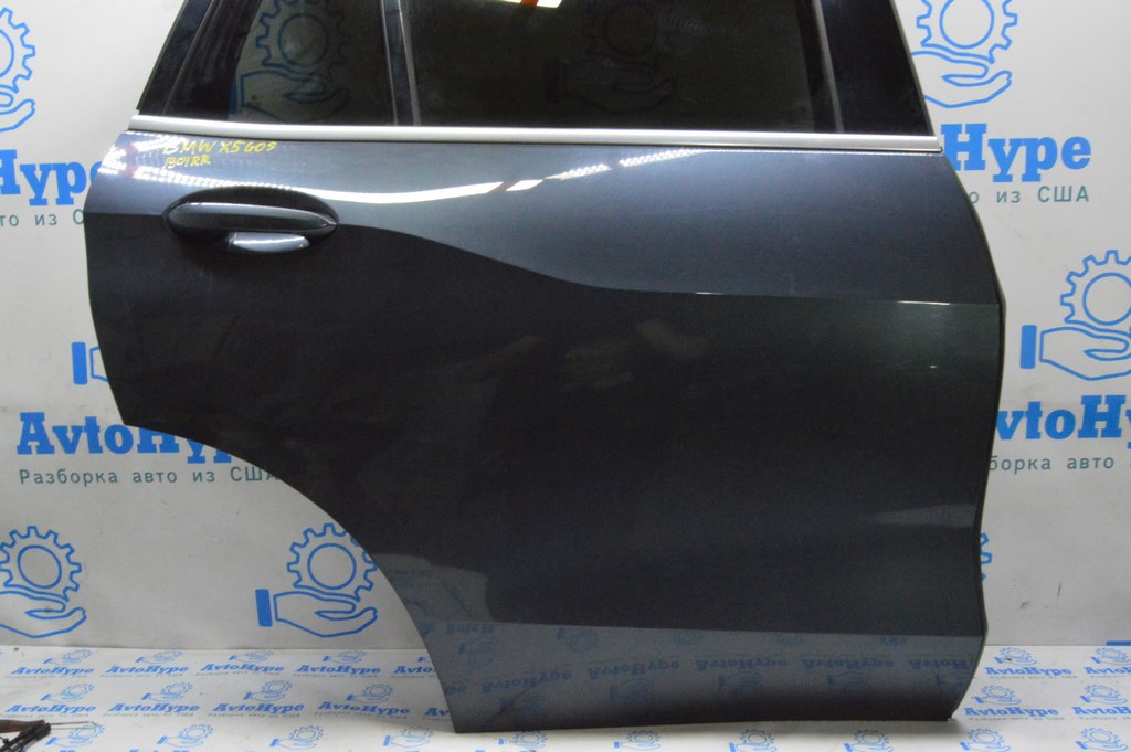 Дверь голая зад прав BMW X5 G05 19-24 (01) графит C27
