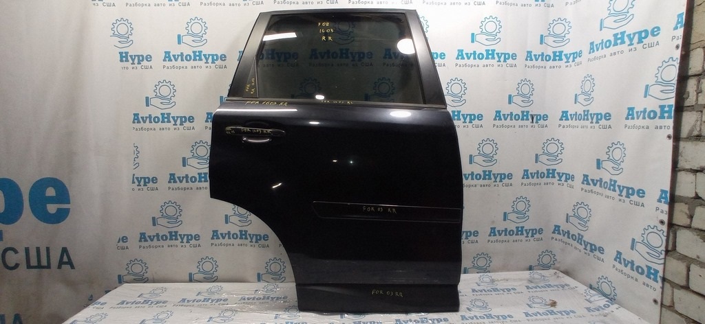 Дверь голая зад прав Subaru Forester 14-18 SJ черная (03)  10/10