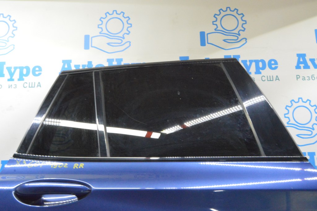 Дверь голая задняя правая BMW X3 G01 18-21 (02) цвет phytonic-blau metallic — фото 2