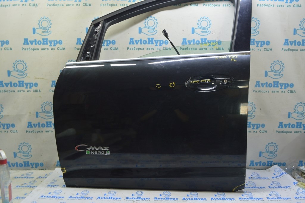 Дверь в сборе передняя левая Ford C-max MK2 13-18 keyless (03) ржавчинка внизу