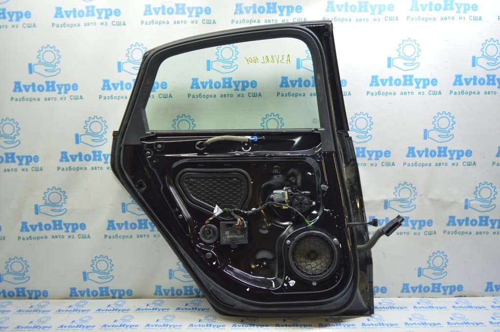 Дверь в сборе задняя левая Audi A3 8V 15-18 4d, 5d (01) черный цвет — фото 2