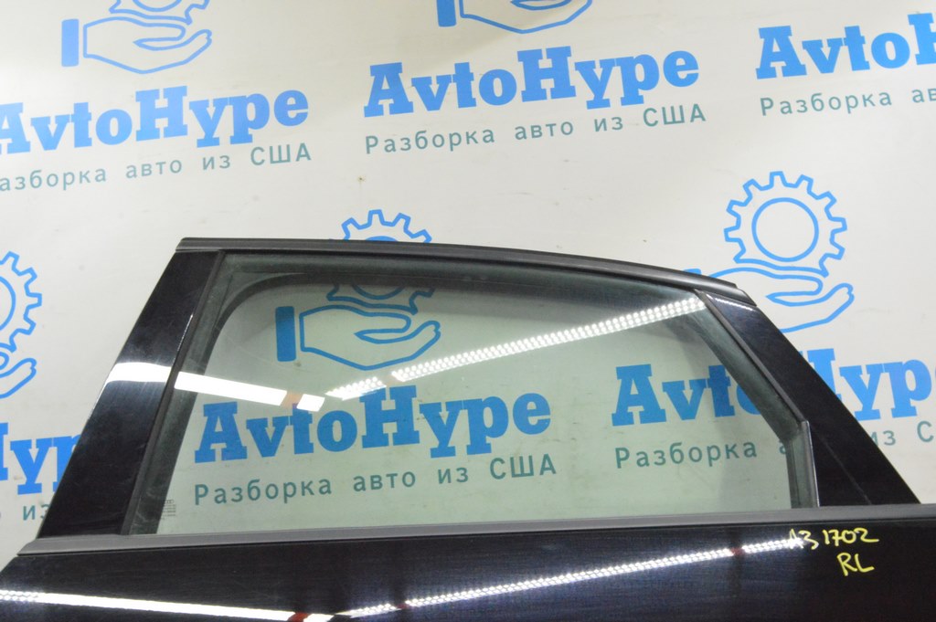 Дверь в сборе задняя левая Audi A3 8V 15-18 4d, 5d (02) черный LY9B, тычка — фото 4