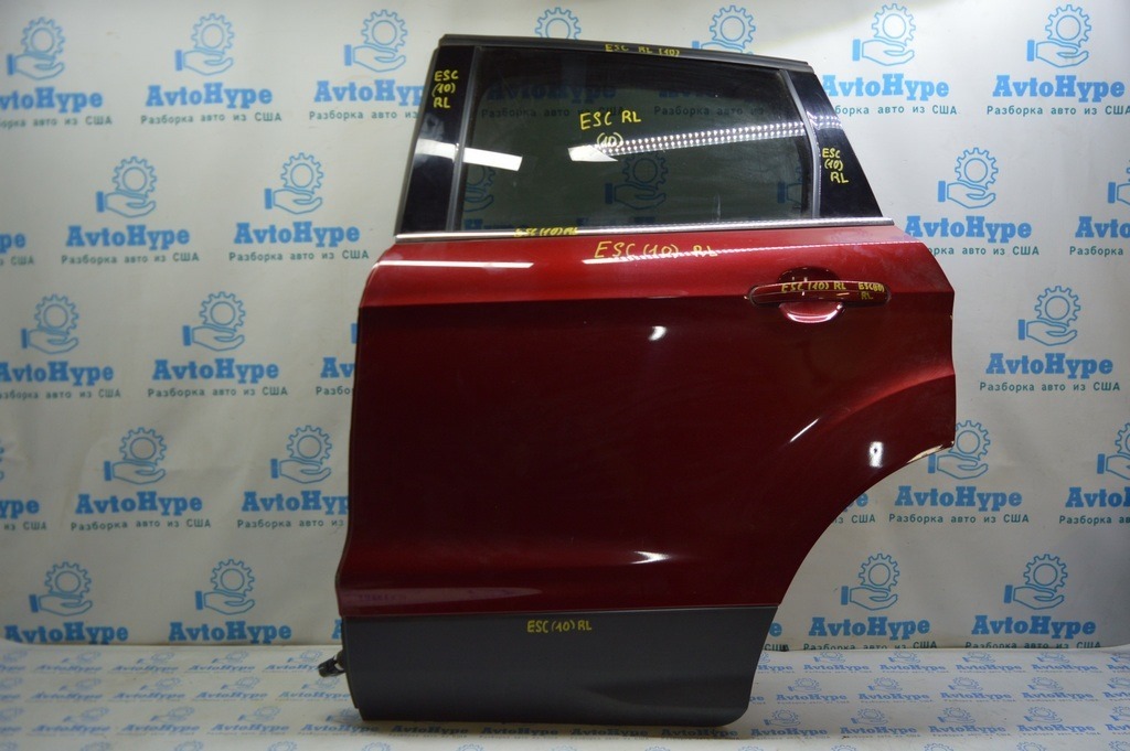 Дверь в сборе задняя левая Ford Escape MK3 13- красная (10)
