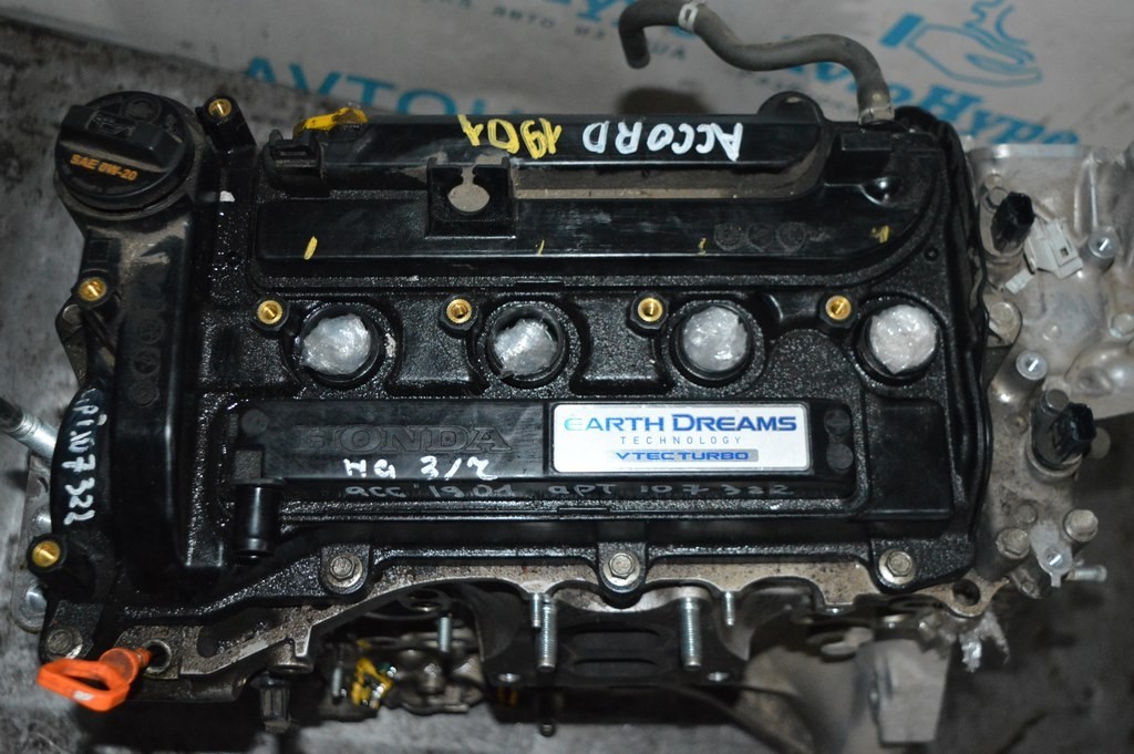 Двигатель Honda Accord 18- 1.5T L15B7 на з/ч нет поддона,обломаны уши крепл.компр.кондиц. — фото 3