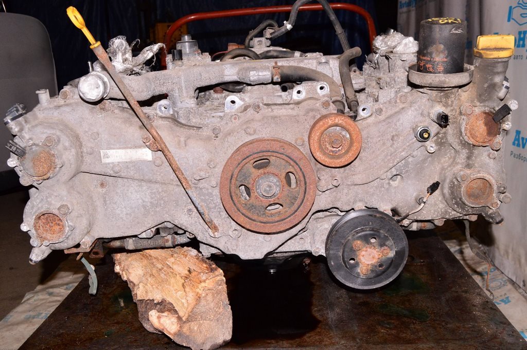 Двигатель Subaru Forester 14-18 SJ 2.5 (04) заводили,работает ровно тип 1 — фото 4