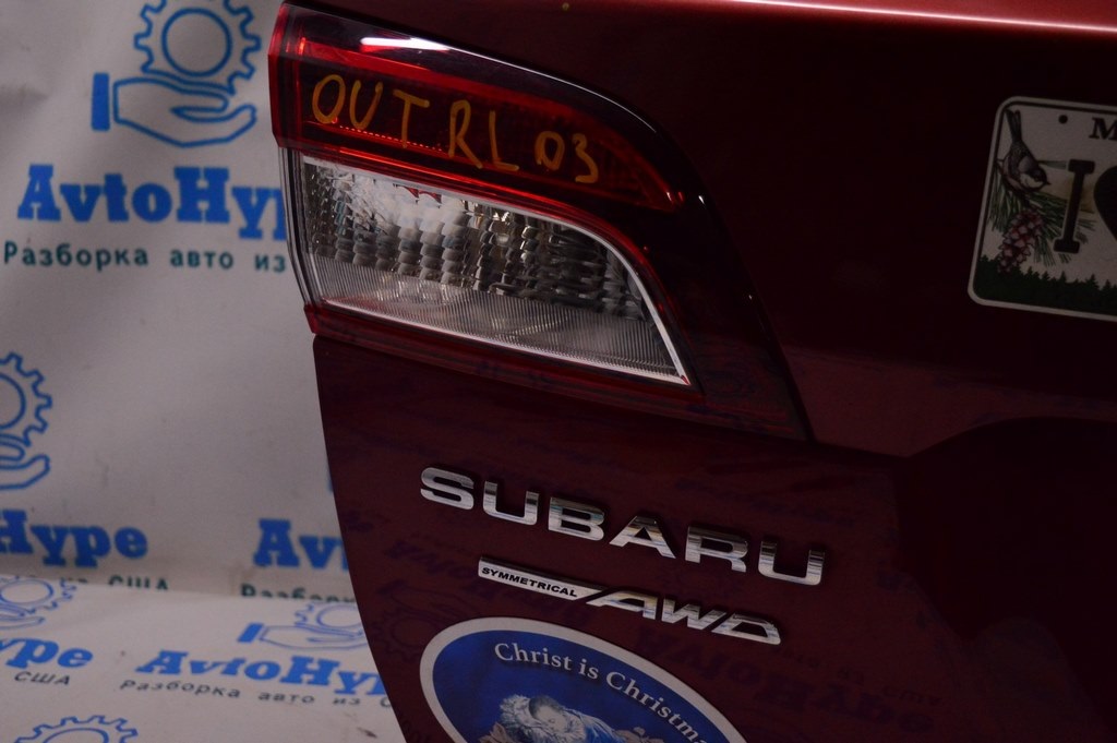 Эмблема AWD двери багажника Subaru Outback 15-19