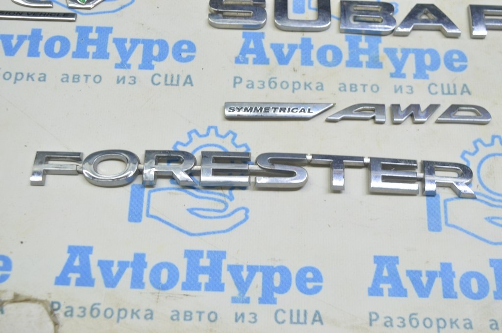 Эмблема FORESTER двери багажника Subaru Forester 14-18 SJ — фото 2