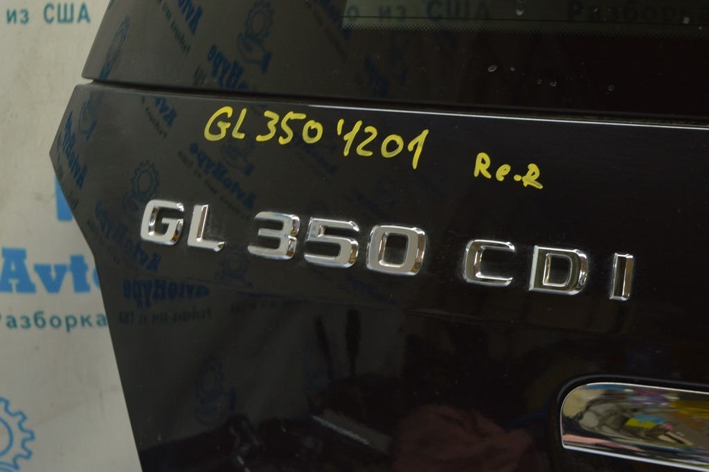 Эмблема надпись GL 350 двери багажника Mercedes X164 GL 07-12