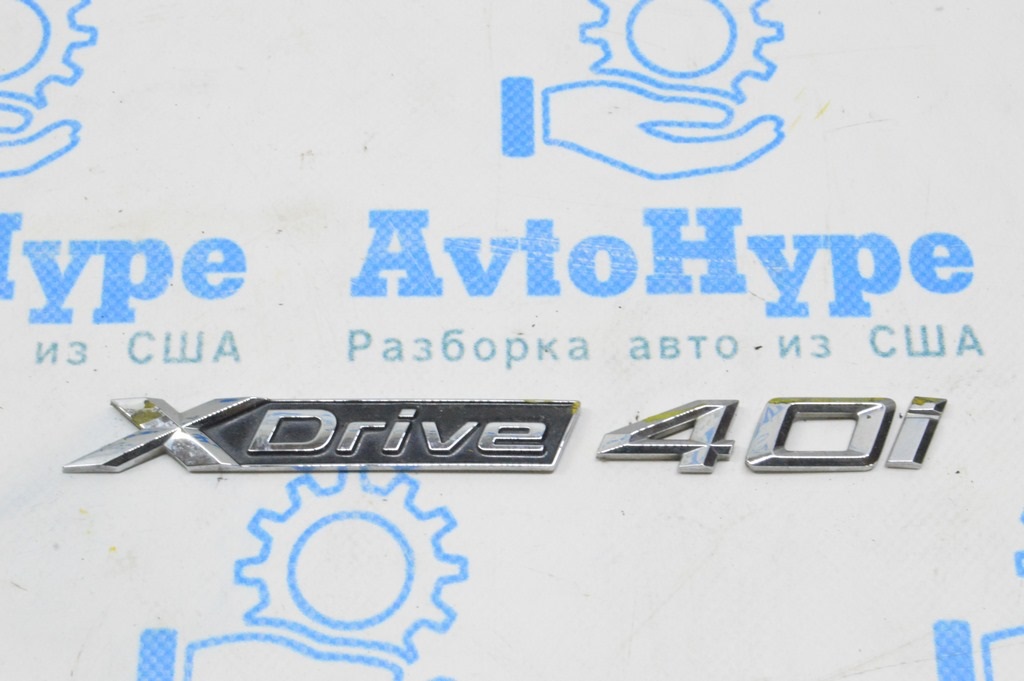 Эмблема надпись X-Drive 40i двери багажника BMW X5 G05 19-24
