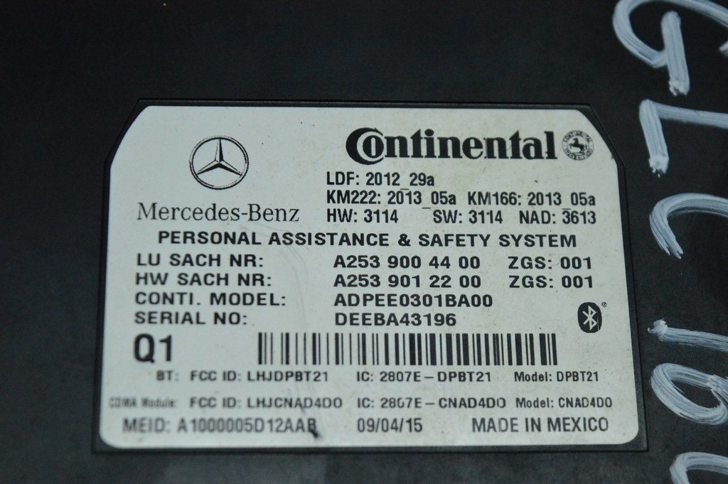 Emergency Call System Control Блок управления системой экстр вызова Mercedes GLC X253 16- (01) — фото 3