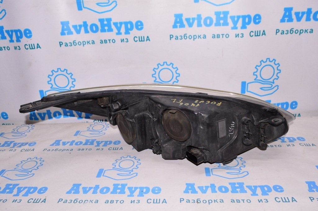 Фара передняя левая Ford Focus mk3 11-14 дорест светлая (06) — фото 2