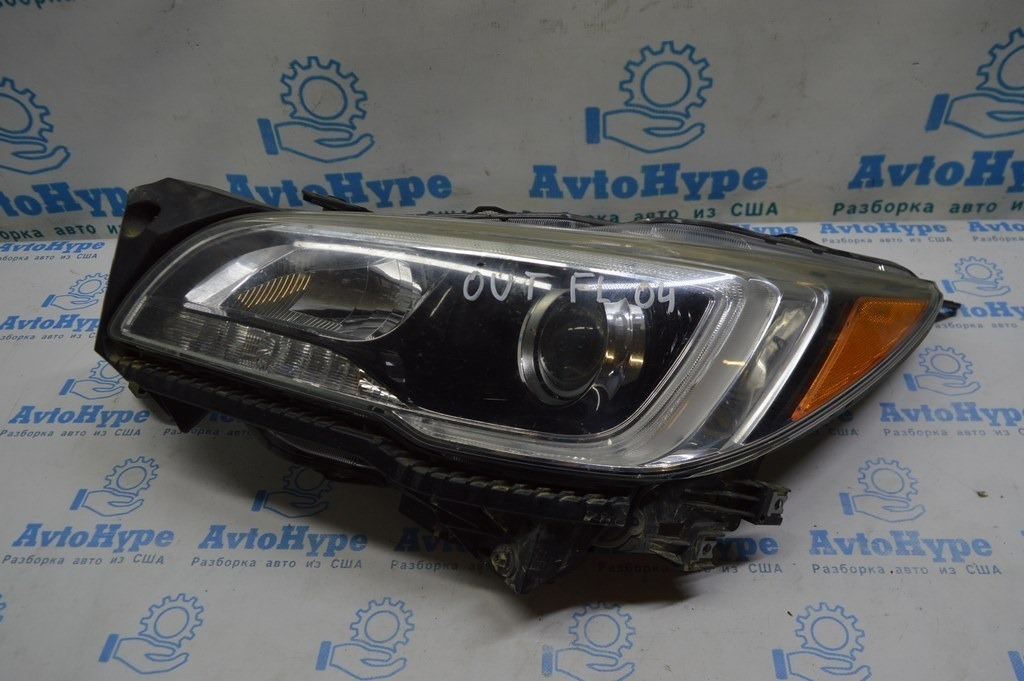 Фара передняя левая Subaru Outback 15-17 дорест, галоген темная (04)