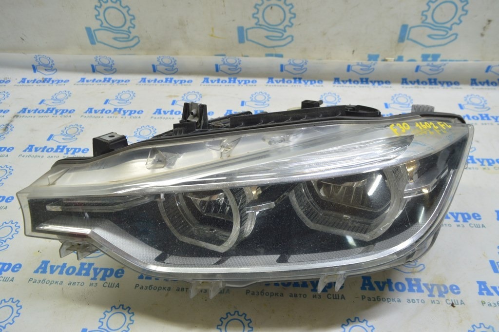 Фара передняя левая в сборе BMW 3 F30 16-18 LED (02) песок