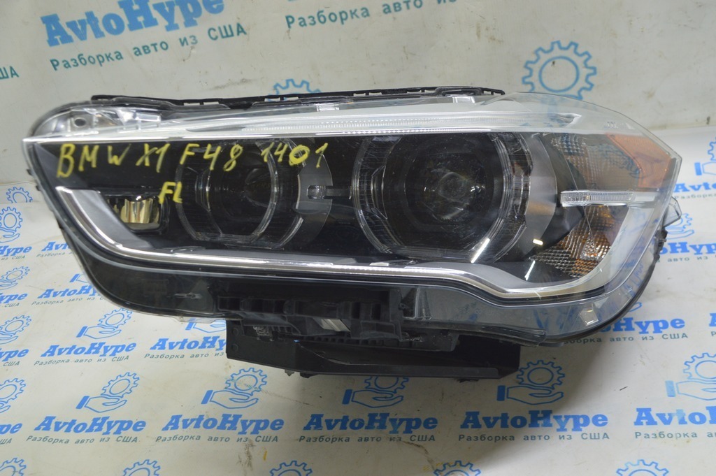 Фара передняя левая в сборе BMW X1 F48 16-19 LED (01)