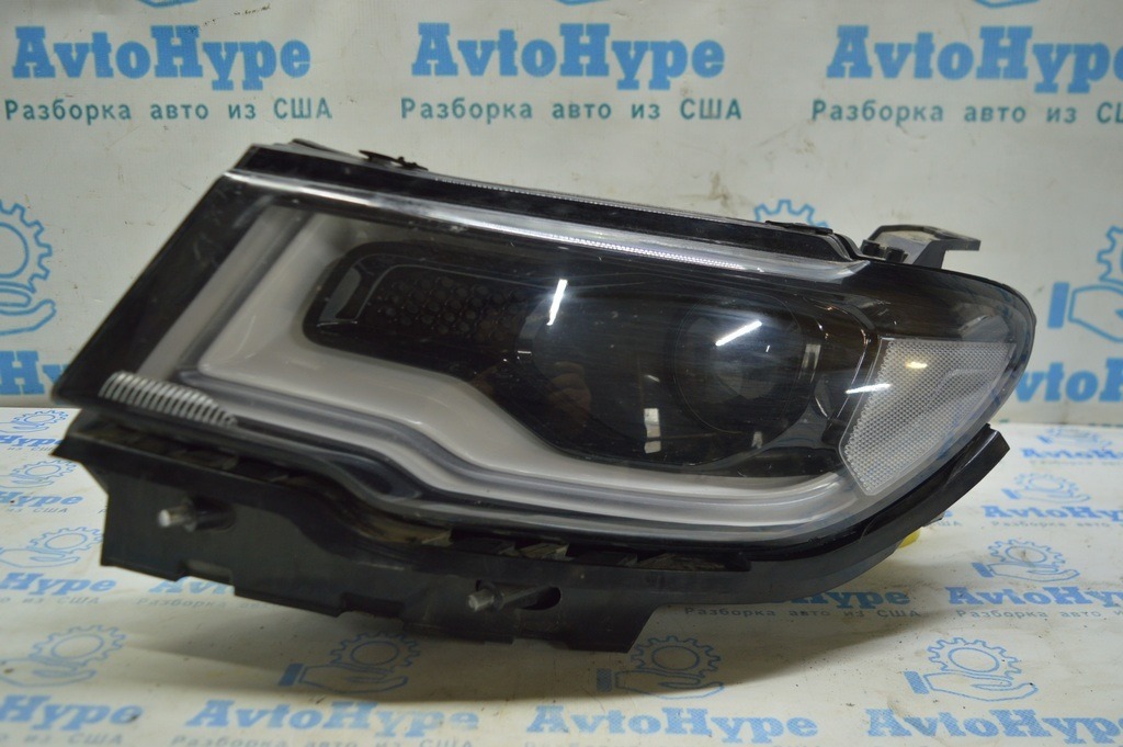 Фара передняя левая в сборе Jeep Compass 17- ксенон+led, с креплением (01) 55112715AC