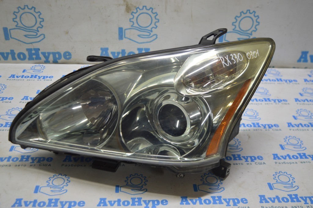 Фара передняя левая в сборе Lexus RX300 RX330 RX350 RX400 04-09 ксенон без AFS (01) идеал
