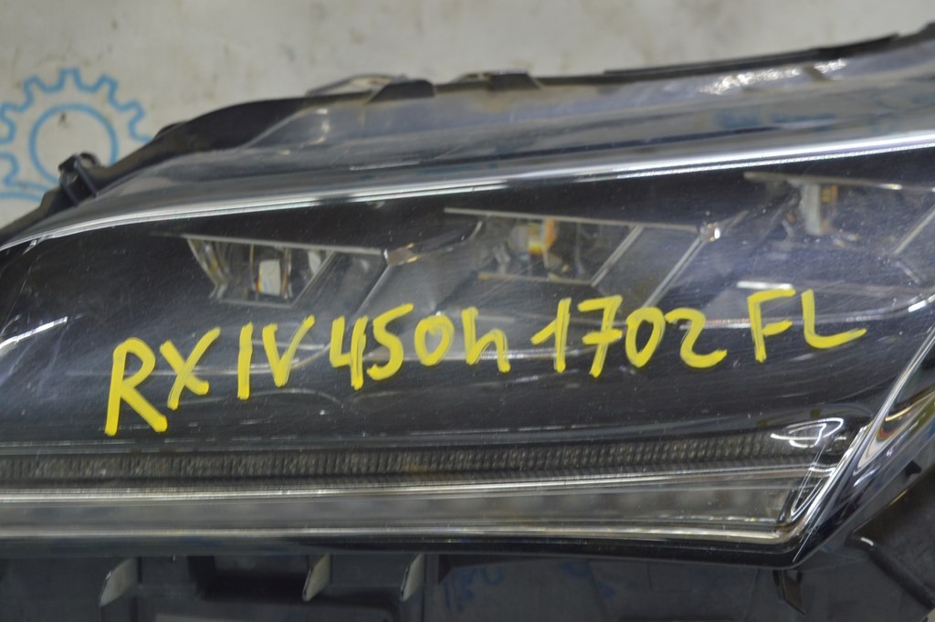 Фара передняя левая в сборе Lexus RX350 RX450h 16-19 без AFS LED 3 линзы (02) слом крепл — фото 2