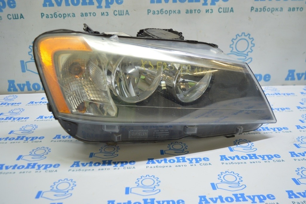 Фара передняя правая BMW X3 F25 11-14 дорест галоген (02)
