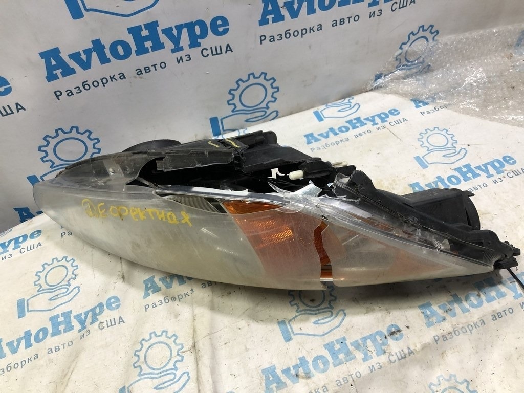 Фара передняя правая Ford C-max MK2 13-16 (01) сильный дефект ,на зч,стекло и корпус разломан — фото 3